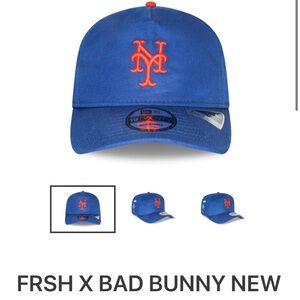 SOLD ON DEPOP| Frsh Bad Bunny New Era DtMf SnapBack